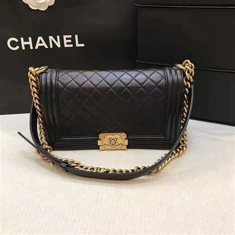 chanel classic black boyfriend bag|Chanel le boy bag yupoo.